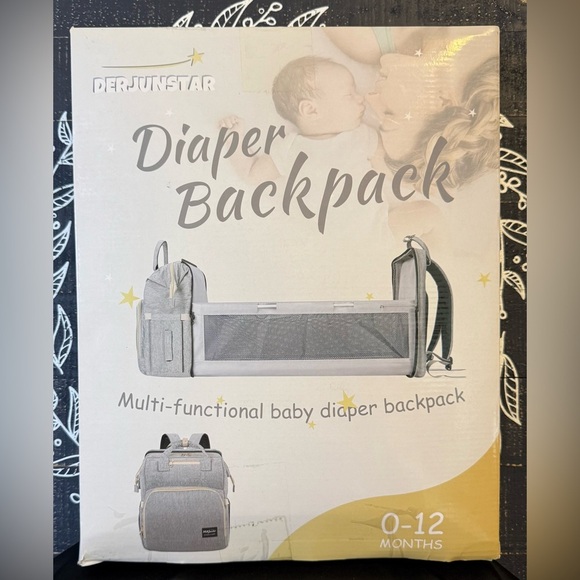 DERJUNSTAR MULTIFUNCTIONAL DIAPER BAG BACKPACK(AUTHENTIC) - Picture 6 of 8